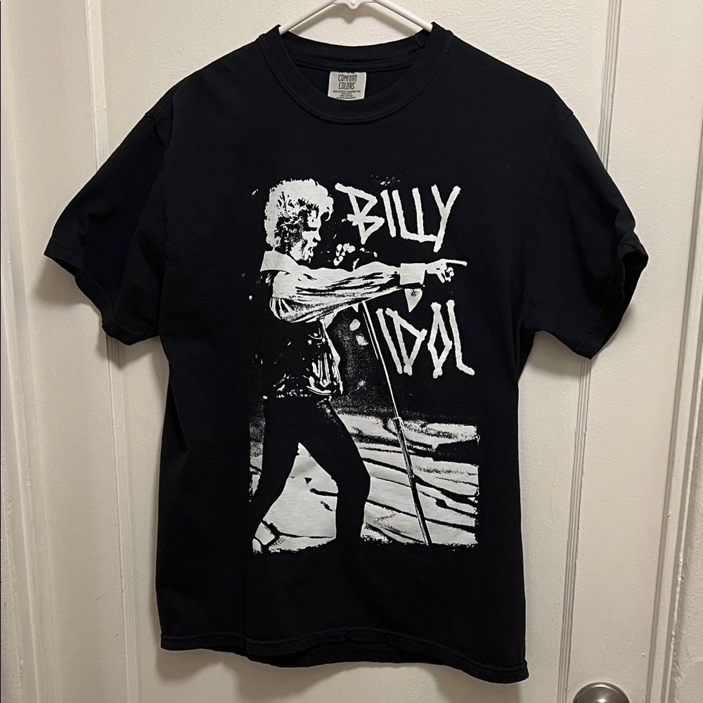 Comfort Colors Black Billy Idol Graphic Tee